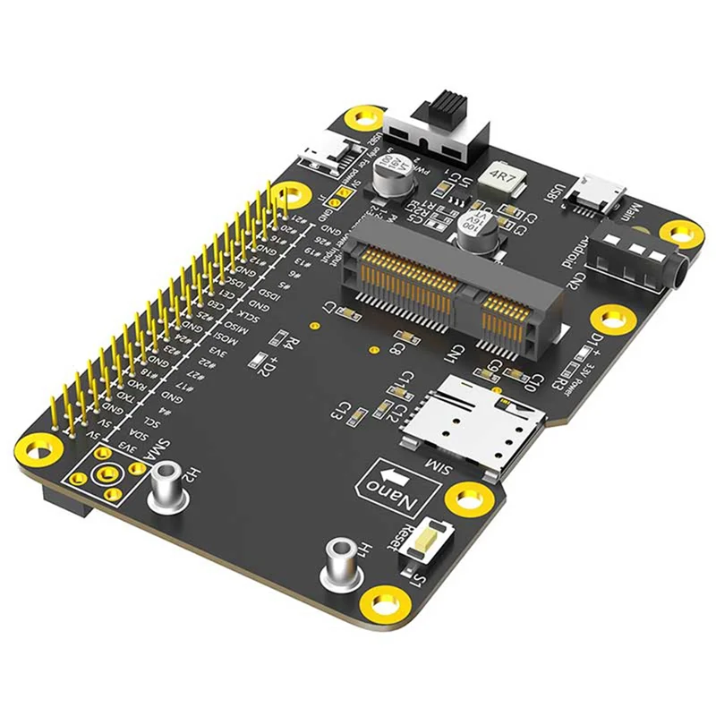 Exquisite-For Raspberry Pi 3G/4G/LTE HAT Mini Pcie Expansion Module 40GPIO For ARTIK /Rock64 /Asus Tinker /Latte Panda
Exquisite-For Raspberry Pi 3G/4G/LTE HAT Mini Pcie Expansion Module 40GPIO For ARTIK /Rock64 /Asus Tinker /Latte Panda