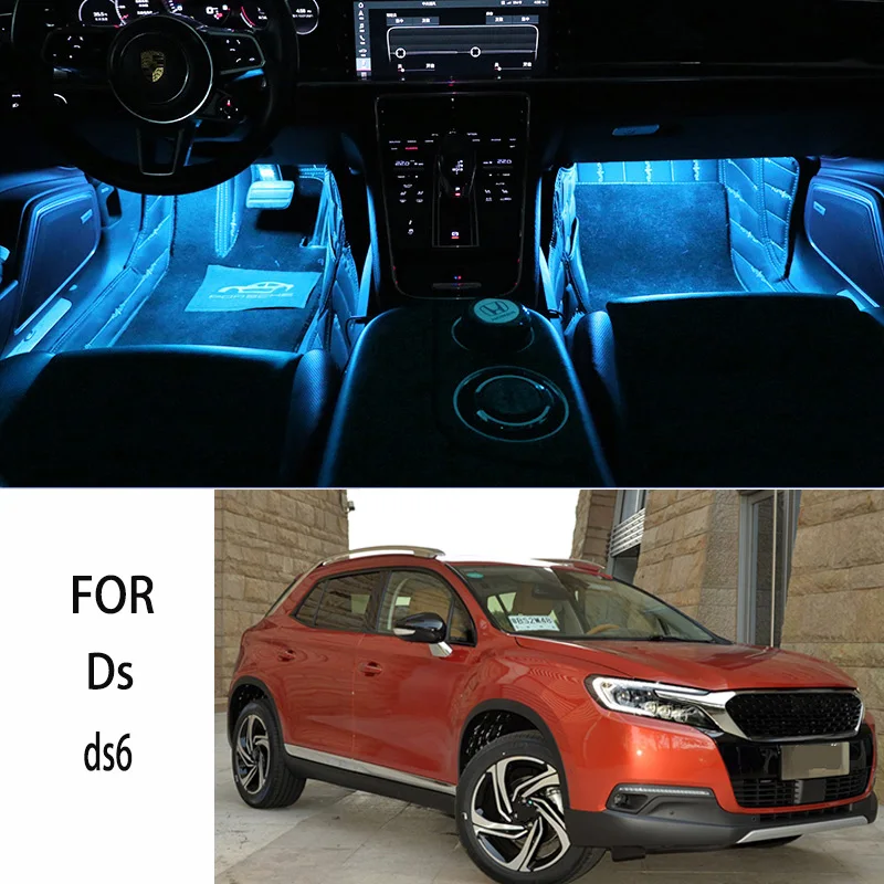 FOR Ds-ds6 LED Car Interior Ambient Foot Light Atmosphere Decorative Lamps Party decoration lights Neon strips
FOR Ds-ds6 LED Car Interior Ambient Foot Light Atmosphere Decorative Lamps Party decoration lights Neon strips