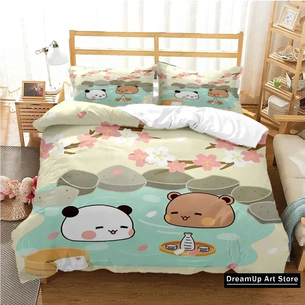 Cute Bubu Dudu Cartoon Bear Panda kawaii Bedding Set Boys Girls Twin Queen Full Size Duvet Cover Pillowcase Bed Adult Bedroom
Cute Bubu Dudu Cartoon Bear Panda kawaii Bedding Set Boys Girls Twin Queen Full Size Duvet Cover Pillowcase Bed Adult Bedroom
