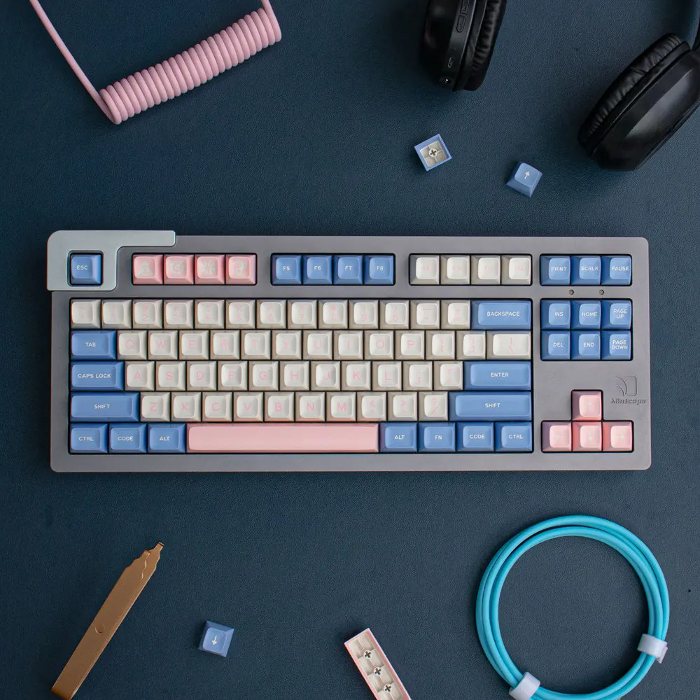 Keycap bubble blue pink SA height full set 237 keys two-color molding for mechanical keyboard 75/98
Keycap bubble blue pink SA height full set 237 keys two-color molding for mechanical keyboard 75/98