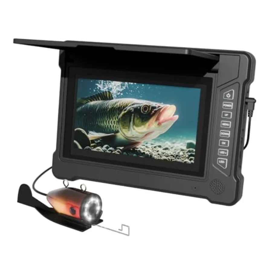 Underwater Fishing Camera for Ice Fishing, Lake, Sea, Boat, Kayak: 7 LCD Monitor, Portable Fish Camera with 12pcs Light, 100ft/
Underwater Fishing Camera for Ice Fishing, Lake, Sea, Boat, Kayak: 7 LCD Monitor, Portable Fish Camera with 12pcs Light, 100ft/