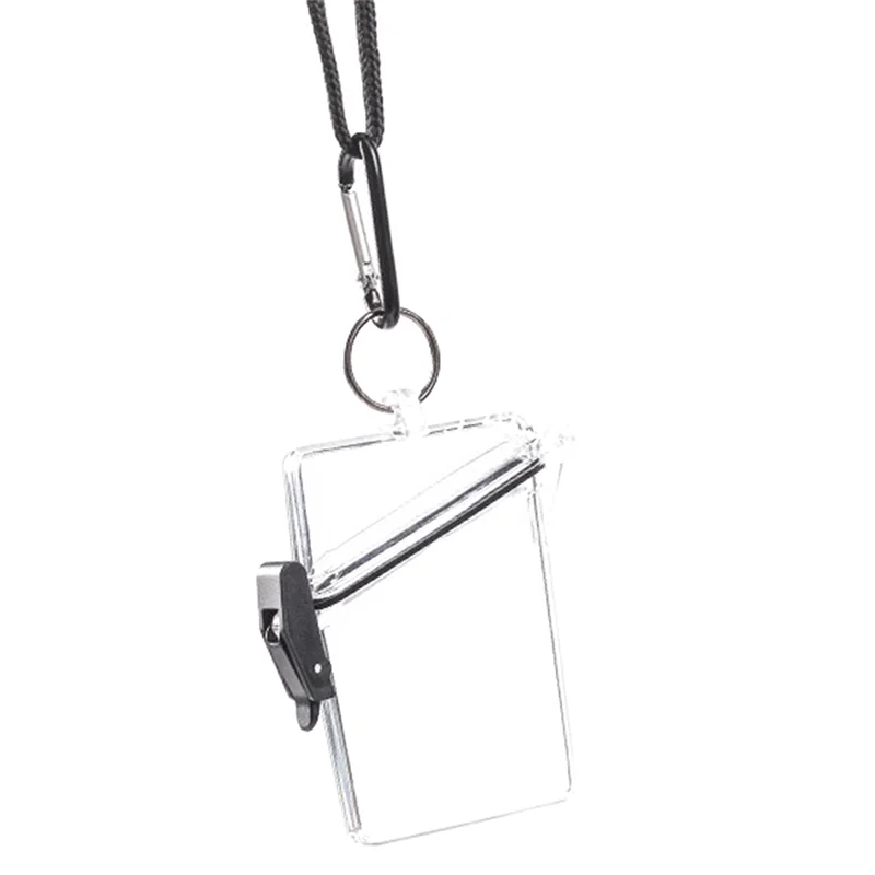 Compact 6 Pack Waterproof Id Card Badge Holder Case-Clear Waterproof Sports Case/Case Lanyards For Id&Keys Cards/Locker Dry Box 
Compact 6 Pack Waterproof Id Card Badge Holder Case-Clear Waterproof Sports Case/Case Lanyards For Id&Keys Cards/Locker Dry Box
