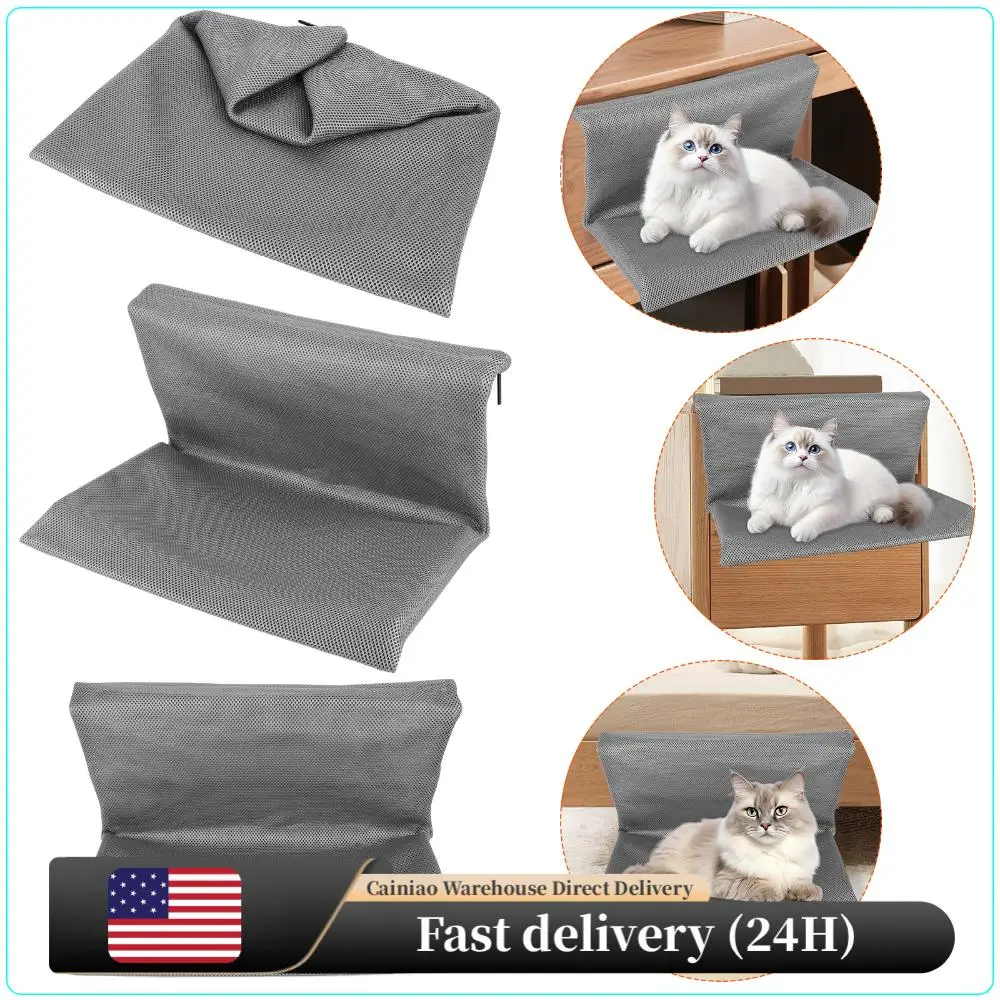 Подвесная кровать для кошек и котят, L-образный гамак, легко устанавливаемая подвесная лежанка для домашних животных
Подвесная кровать для кошек и котят, L-образный гамак, легко устанавливаемая подвесная лежанка для домашних животных