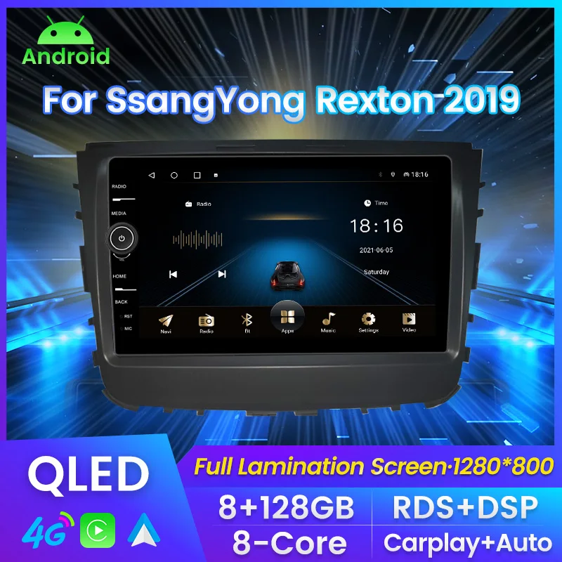 Android all in one Car RadioFor SsangYong Rexton 2019 Multimedia Player Car Intelligent System QLED For Carplay Android Auto DSP
Android all in one Car RadioFor SsangYong Rexton 2019 Multimedia Player Car Intelligent System QLED For Carplay Android Auto DSP