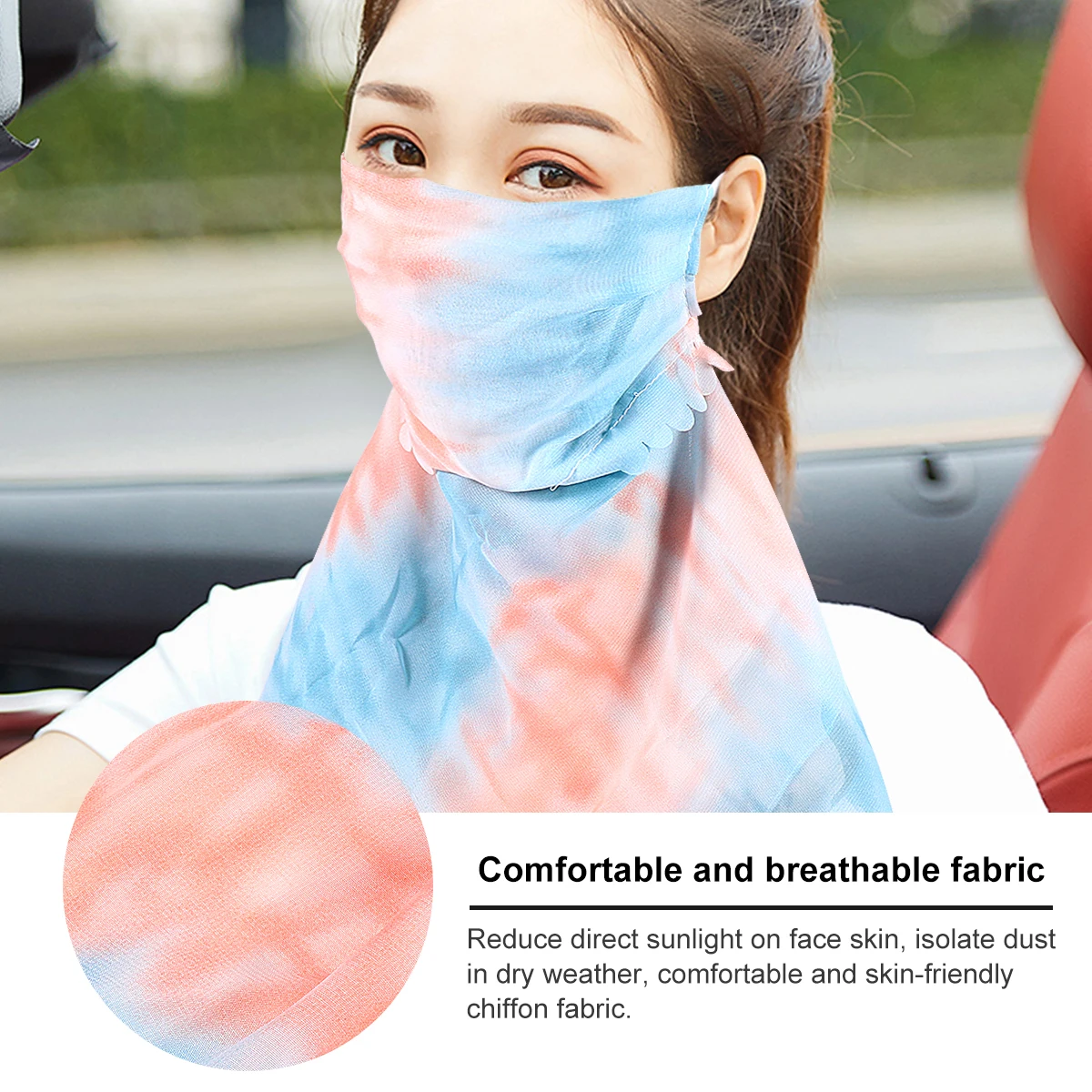 Sun Protection Veil Cover Women Neck Protector Lightweight Summer Mask Skin Friendly Breathing Design Outdoor Four
Sun Protection Veil Cover Women Neck Protector Lightweight Summer Mask Skin Friendly Breathing Design Outdoor Four