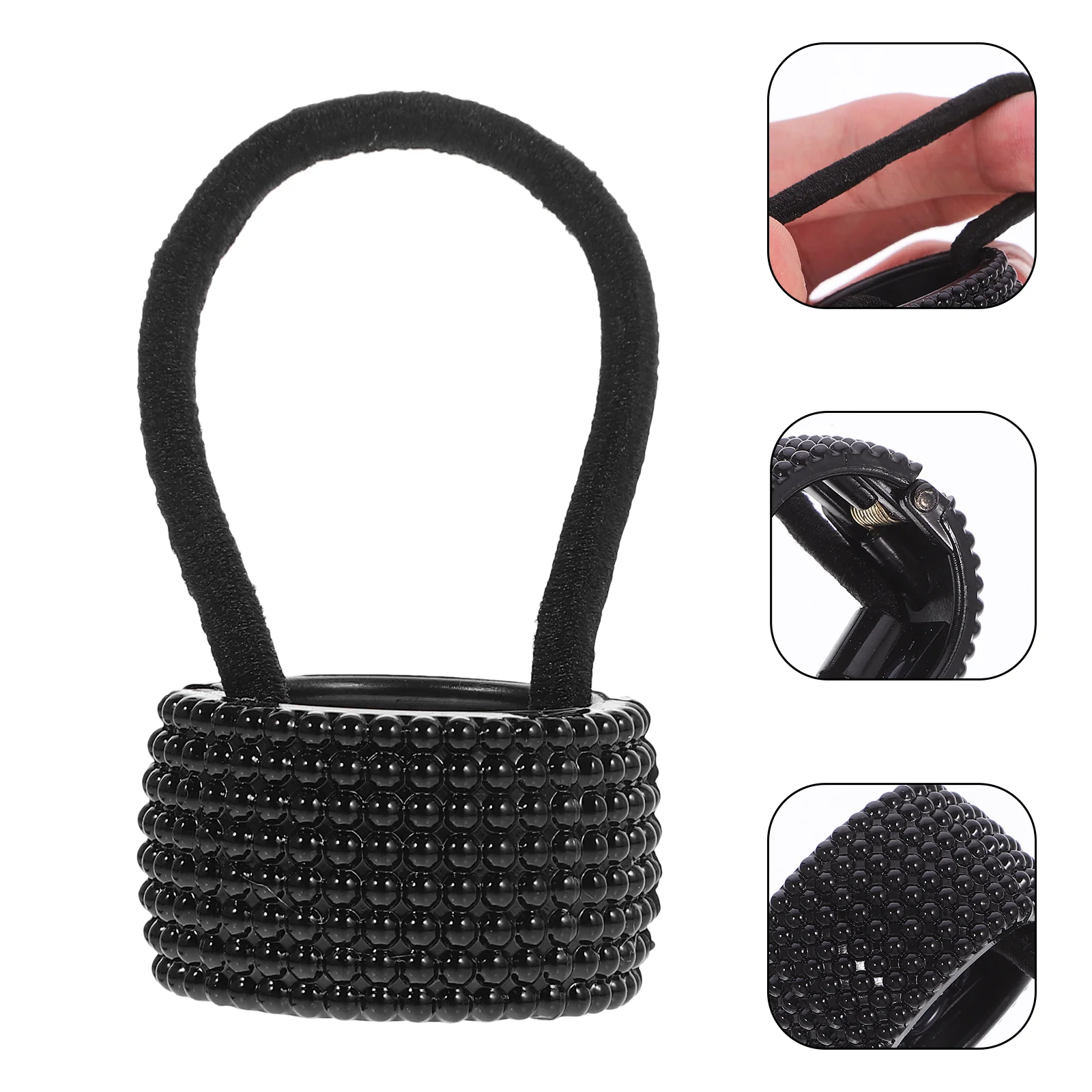 Hair Band Ponytail Cuff Punk Tie Clear Elastic Ties Fashion Accessories for Girls Ring Holder
Hair Band Ponytail Cuff Punk Tie Clear Elastic Ties Fashion Accessories for Girls Ring Holder