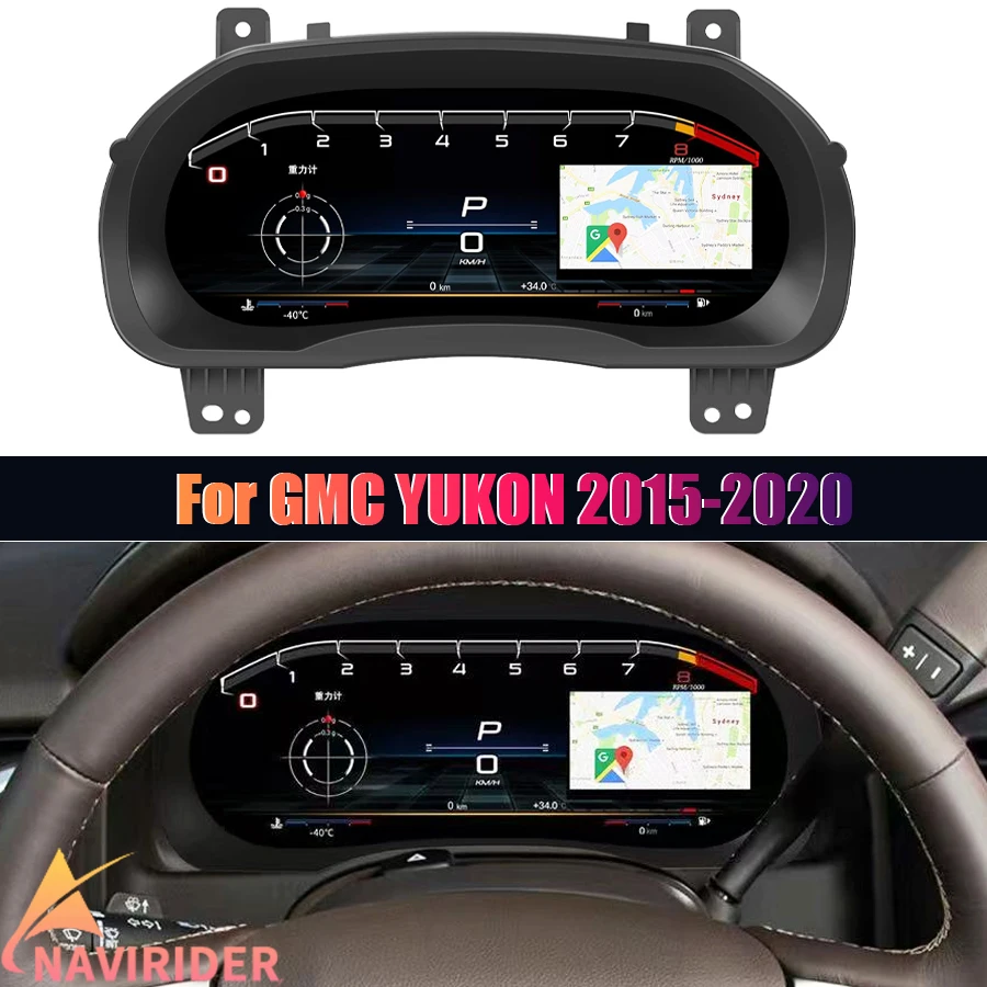 12,3-дюймовый дисплейный модуль 1920*720 с поддержкой CarPlay для GMC Yukon 2015-2020, многоцветный интерфейс, автомобильный ЖК-приборный дисплей
12,3-дюймовый дисплейный модуль 1920*720 с поддержкой CarPlay для GMC Yukon 2015-2020, многоцветный интерфейс, автомобильный ЖК-приборный дисплей