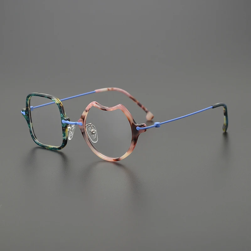 Japanese Style Handmade High Quality Titanium Polygon Glasses Frame For Men Women Designer Eyeglasses Can customize lenses
Japanese Style Handmade High Quality Titanium Polygon Glasses Frame For Men Women Designer Eyeglasses Can customize lenses