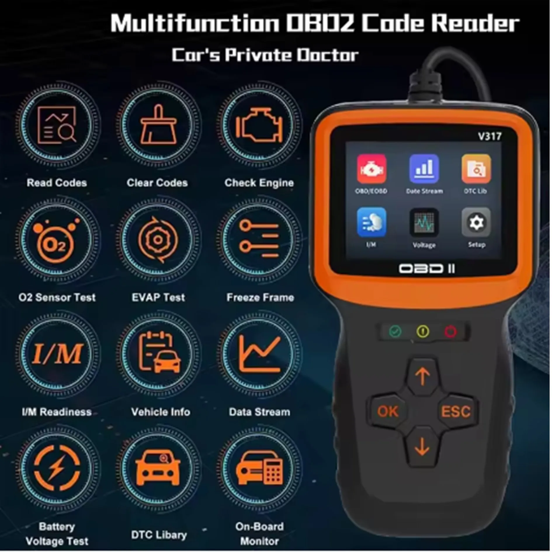 BM550 Тестер автомобильного аккумулятора 6V12v24v 3-в-1
BM550 Тестер автомобильного аккумулятора 6V12v24v 3-в-1