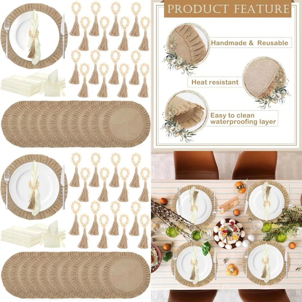 Set of 16 Dinner Placemats
Set of 16 Dinner Placemats