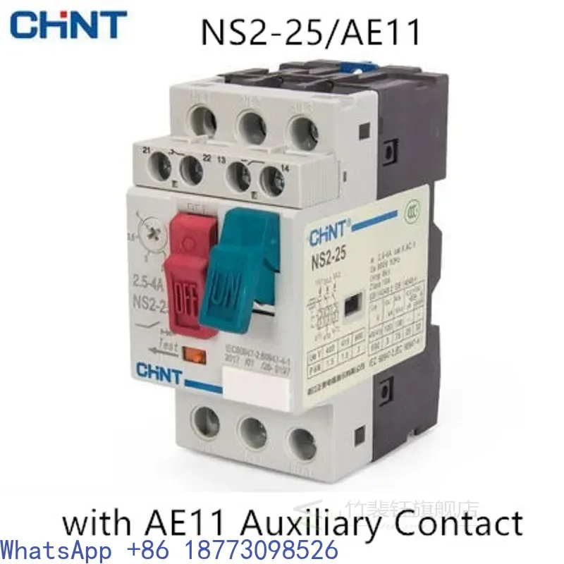 Стартер CHINT CHNT NS2-25 NS2-25X NS2-25/AE11 1,6-2,5А
Стартер CHINT CHNT NS2-25 NS2-25X NS2-25/AE11 1,6-2,5А