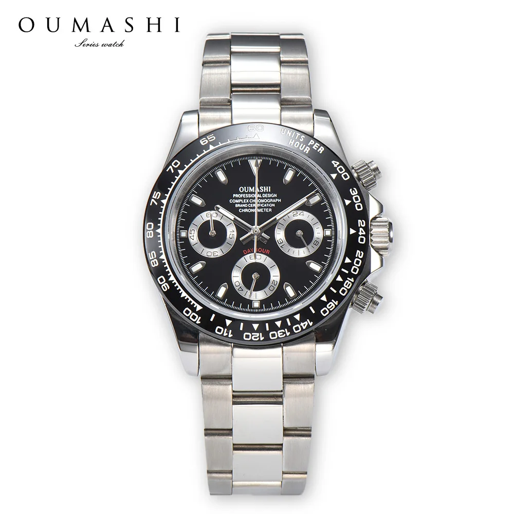 Men's watch Stainless steel Sapphire waterproof watches for men casual Multifunctional Chronograph watch VK63 Quartz movement
Men's watch Stainless steel Sapphire waterproof watches for men casual Multifunctional Chronograph watch VK63 Quartz movement