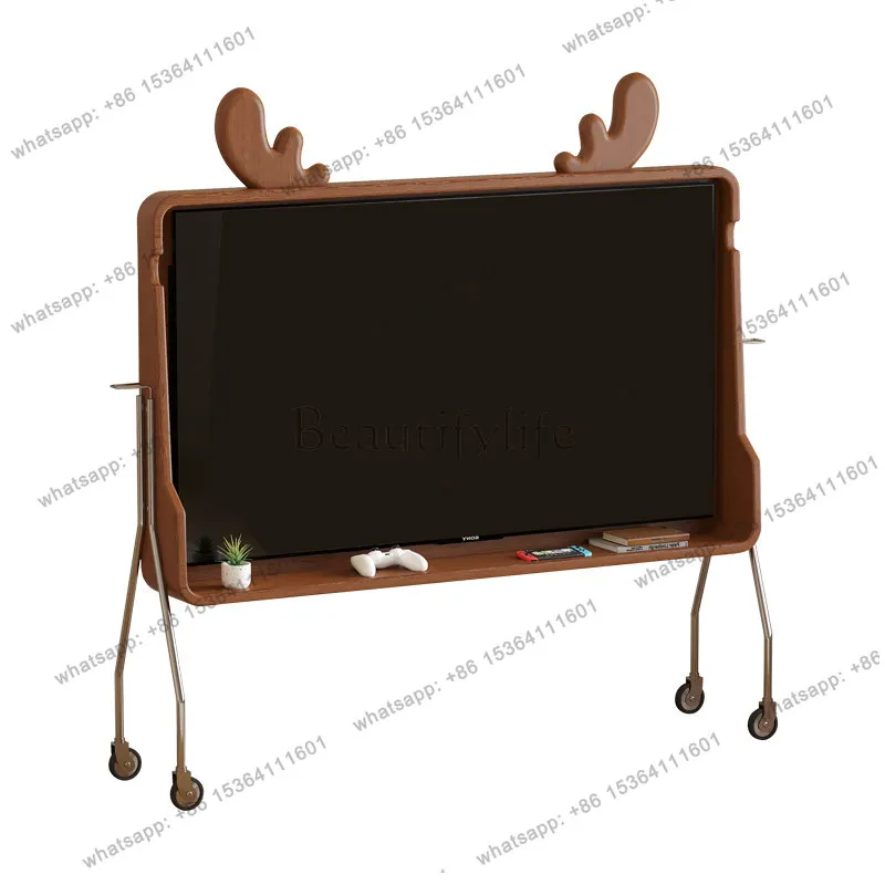 Solid wood retro removable TV cabinet small apartment bracket medium ancient style
Solid wood retro removable TV cabinet small apartment bracket medium ancient style