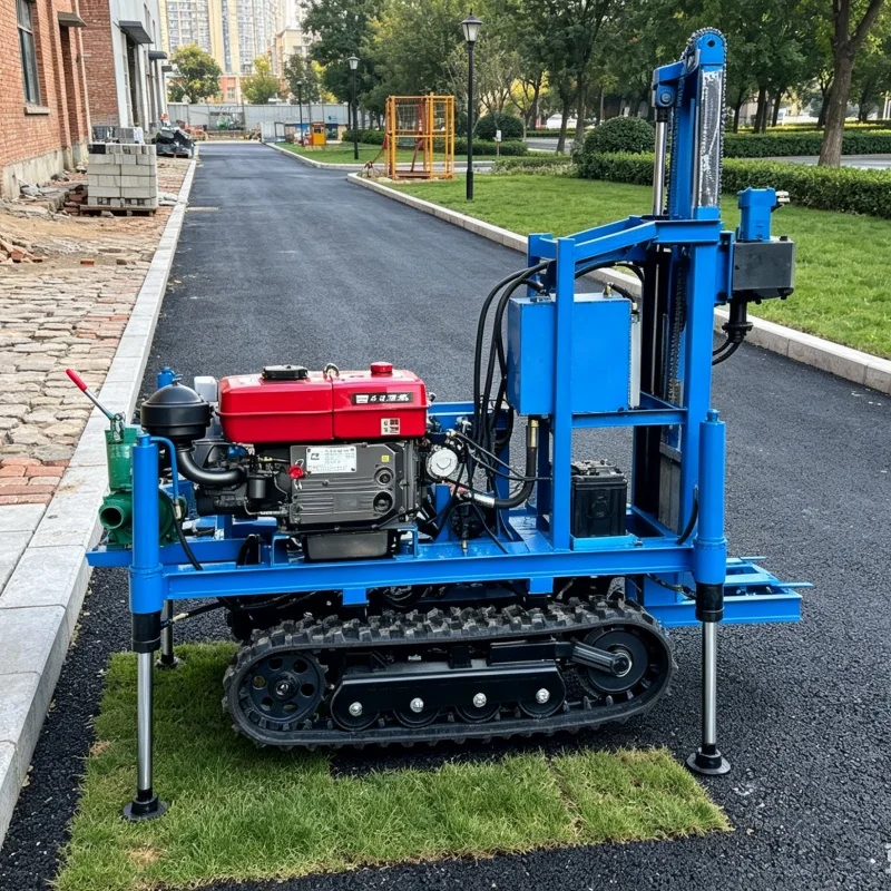 Customized Bestselling drilling machine, mini water well drilling rig for engineering use, water intake well drill rig
Customized Bestselling drilling machine, mini water well drilling rig for engineering use, water intake well drill rig