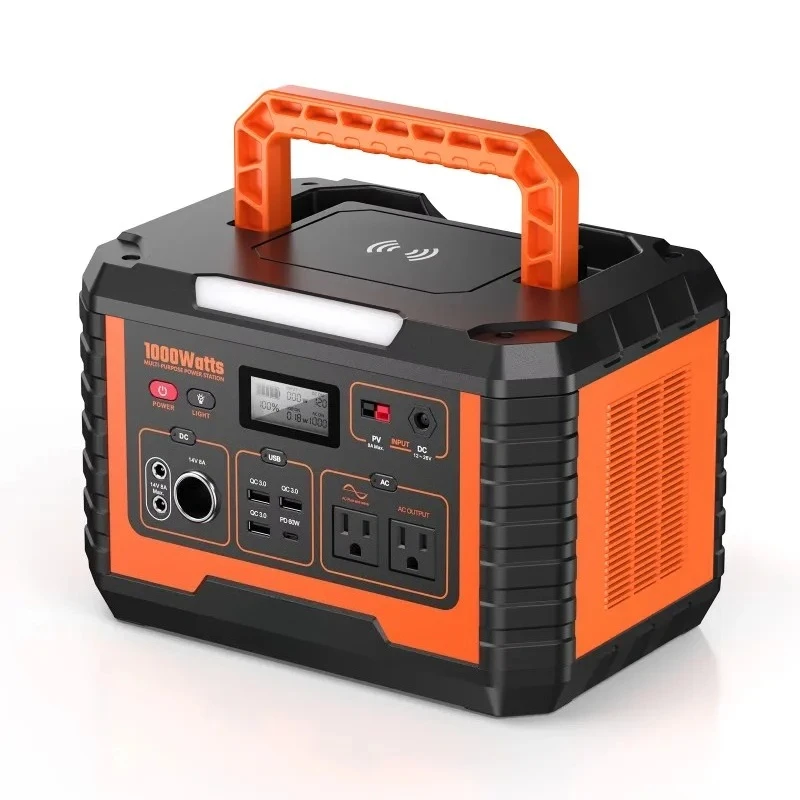 Ebl 270000mAh 110V AC PD 60W Fast Charging Portable Power Station 1000W Camping Solar Generator for Home Camping Emergency
Ebl 270000mAh 110V AC PD 60W Fast Charging Portable Power Station 1000W Camping Solar Generator for Home Camping Emergency