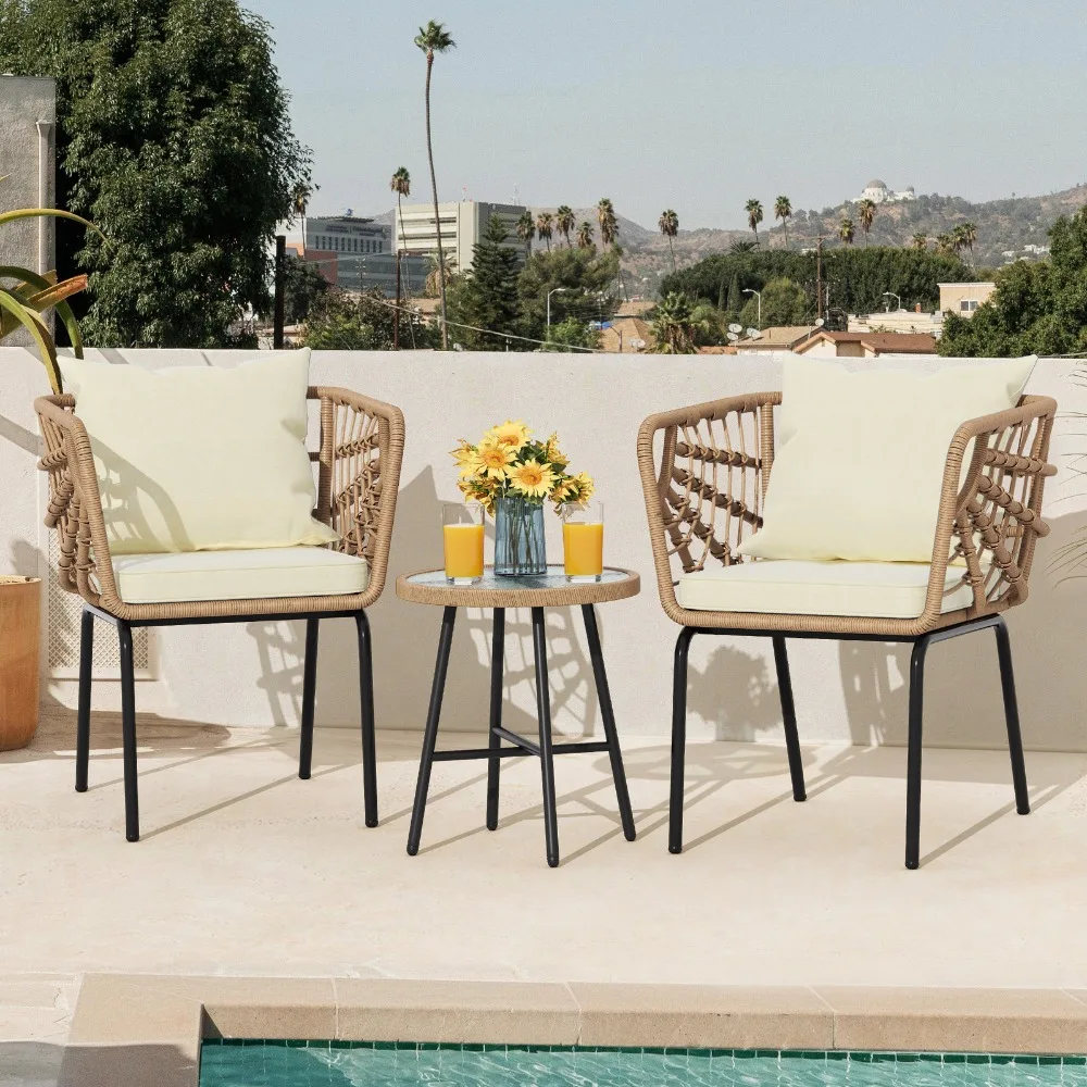 Outdoor Patio Rattan Furniture Set Cushioned Sofa Coffee Bistro Table Chairs
Outdoor Patio Rattan Furniture Set Cushioned Sofa Coffee Bistro Table Chairs