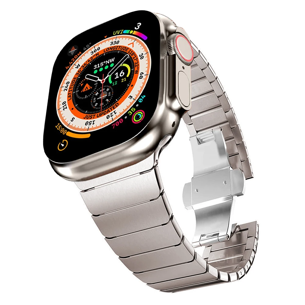 Ремешок из нержавеющей стали для Apple Watch Ultra 49 мм Band Series 8 7 45 мм 44 мм 42 мм 41 мм 40 мм, регулируемый браслет для iWatch Ultra 7 SE 6 5 4 3
Ремешок из нержавеющей стали для Apple Watch Ultra 49 мм Band Series 8 7 45 мм 44 мм 42 мм 41 мм 40 мм, регулируемый браслет для iWatch Ultra 7 SE 6 5 4 3