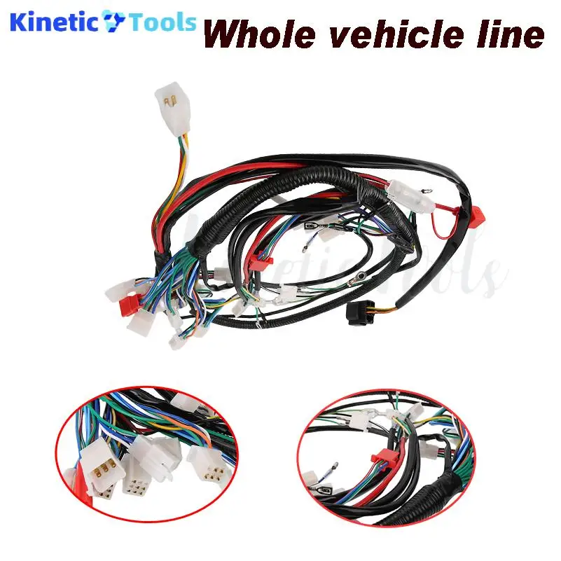 Full Electrics Wiring Harness for 50cc 70cc 90cc 110cc 125cc ATV Quad Pit Bike Buggy Go Kart
Full Electrics Wiring Harness for 50cc 70cc 90cc 110cc 125cc ATV Quad Pit Bike Buggy Go Kart