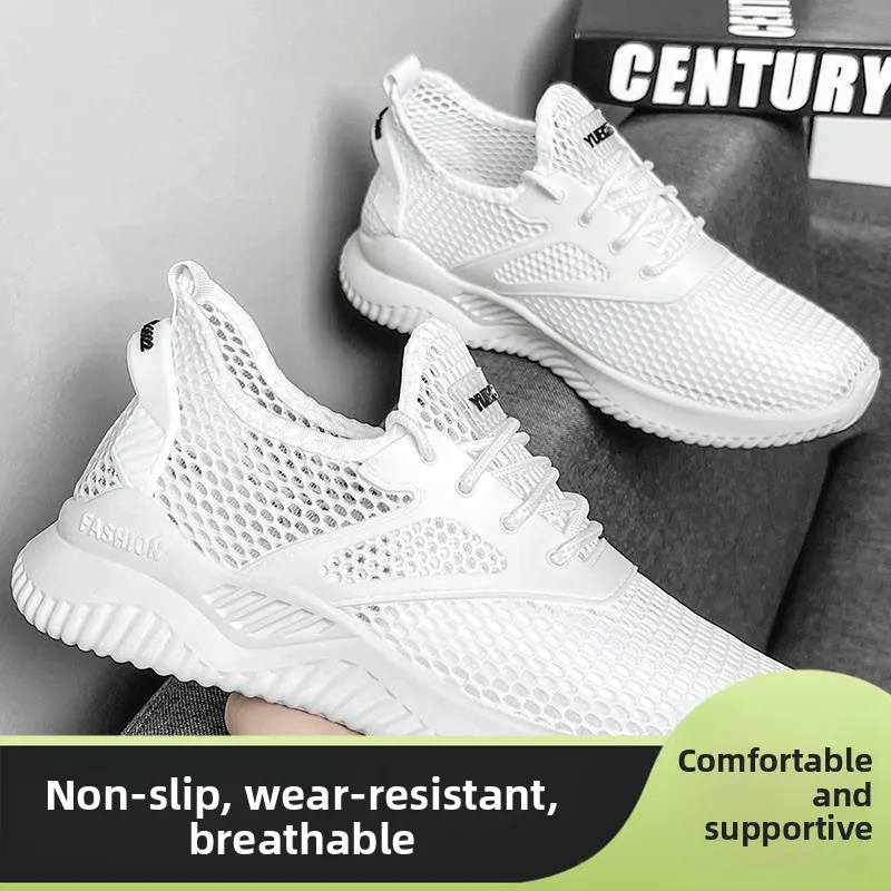 Men's Summer 2026 Breathable Casual Sports Mesh Shoes round Toe Lace-Up Slip-On Cool Casual Trendy Net Face Shoes
Men's Summer 2026 Breathable Casual Sports Mesh Shoes round Toe Lace-Up Slip-On Cool Casual Trendy Net Face Shoes