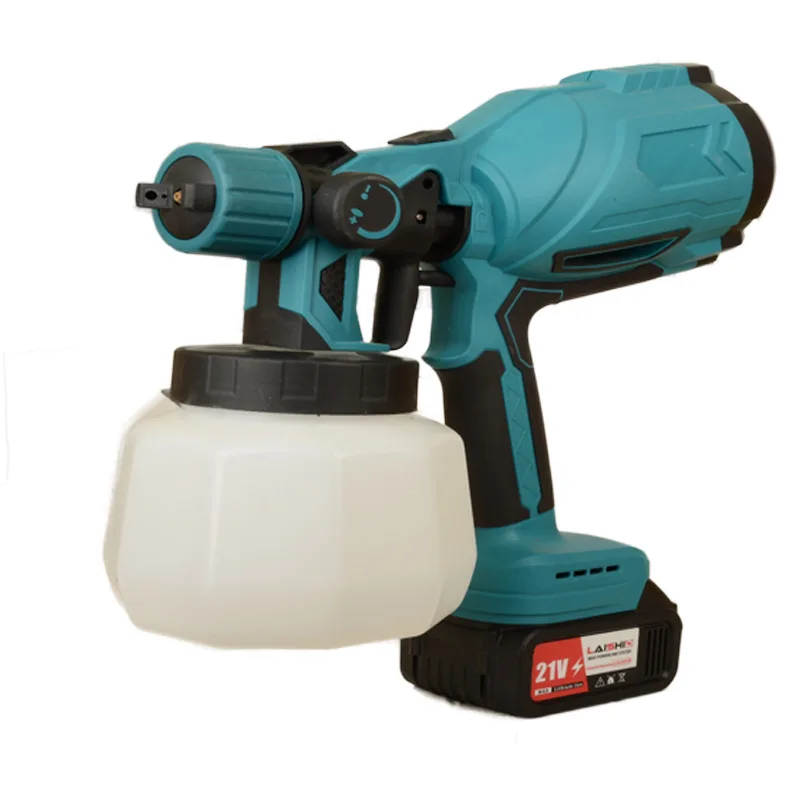 Rechargeable electric latex paint gun, portable, detachable, high pressure, electric spray gun, furniture automotive tools
Rechargeable electric latex paint gun, portable, detachable, high pressure, electric spray gun, furniture automotive tools