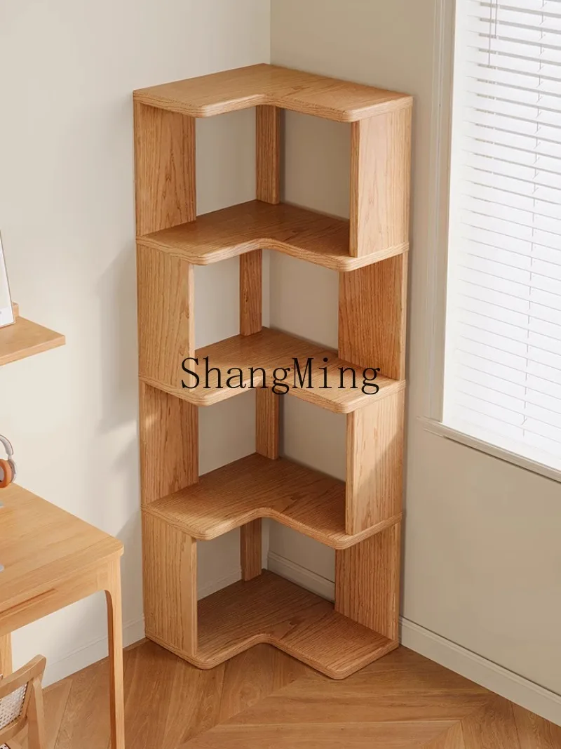 LXY solid wood floor rack living room corner storage simple corner multi-layer storage bookcase
LXY solid wood floor rack living room corner storage simple corner multi-layer storage bookcase