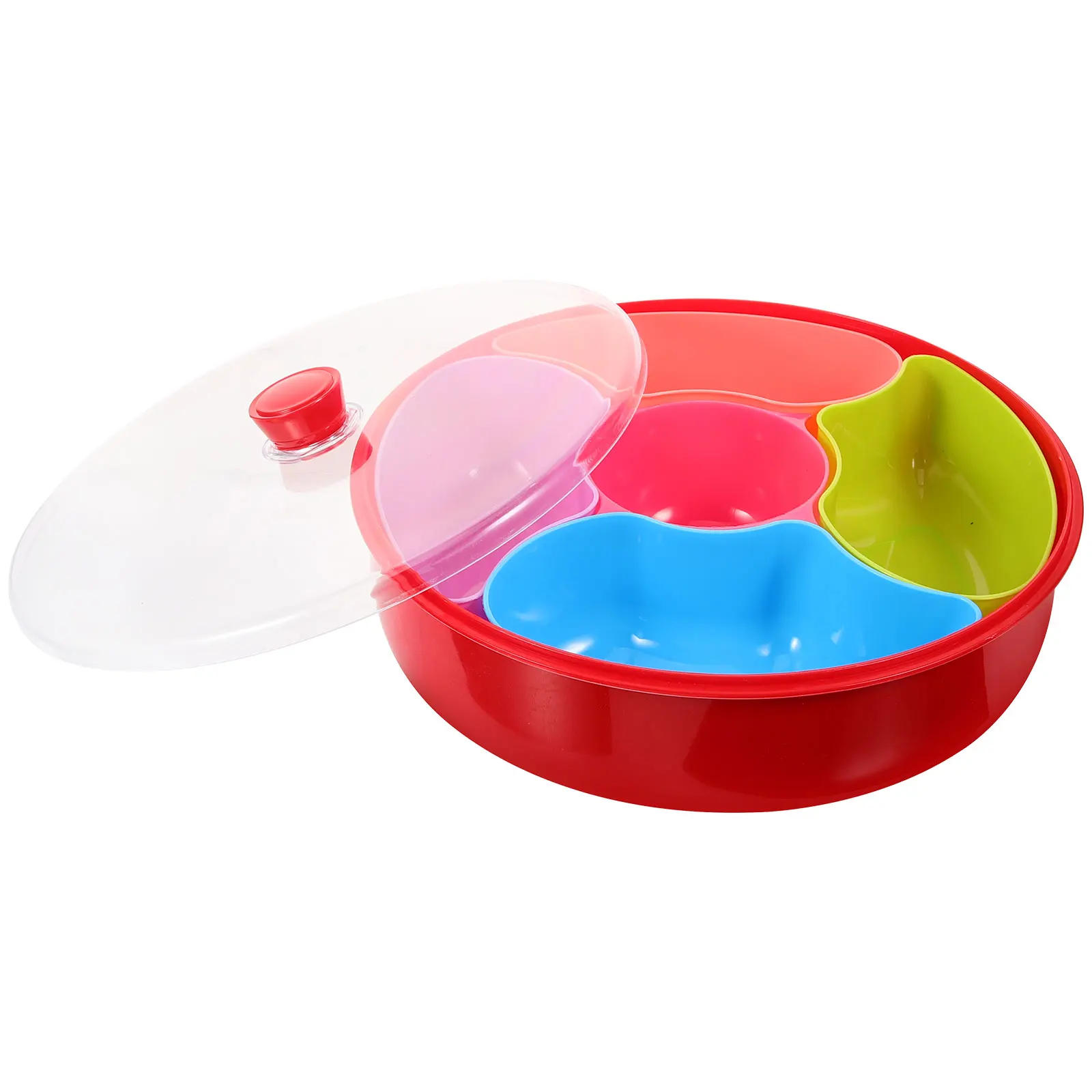 1pc Desktop Multi Grid Snack Dish Plastic Food Classification Storage Container For Friend Get Togethers Home Use
1pc Desktop Multi Grid Snack Dish Plastic Food Classification Storage Container For Friend Get Togethers Home Use