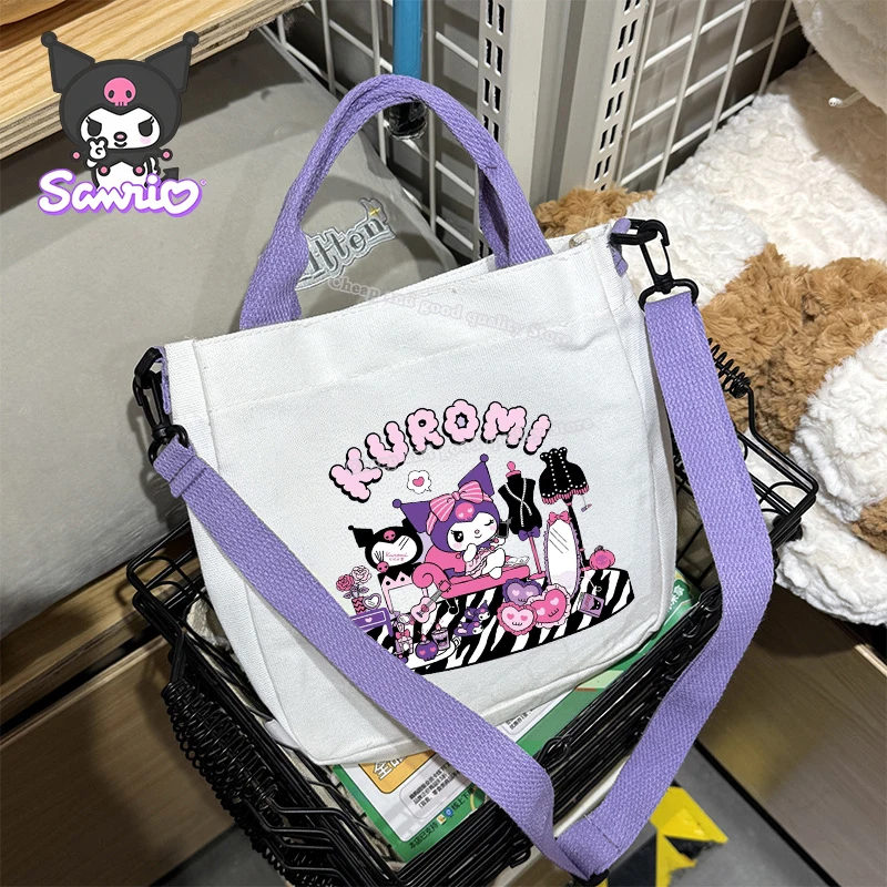 Kuromi Sanrio Women Canvas Bags Shoulder Bag Fashion Tote Bags Girl Cartoon Tote Bag Large Capacity Handbag Ladies Shopping Bags
Kuromi Sanrio Women Canvas Bags Shoulder Bag Fashion Tote Bags Girl Cartoon Tote Bag Large Capacity Handbag Ladies Shopping Bags