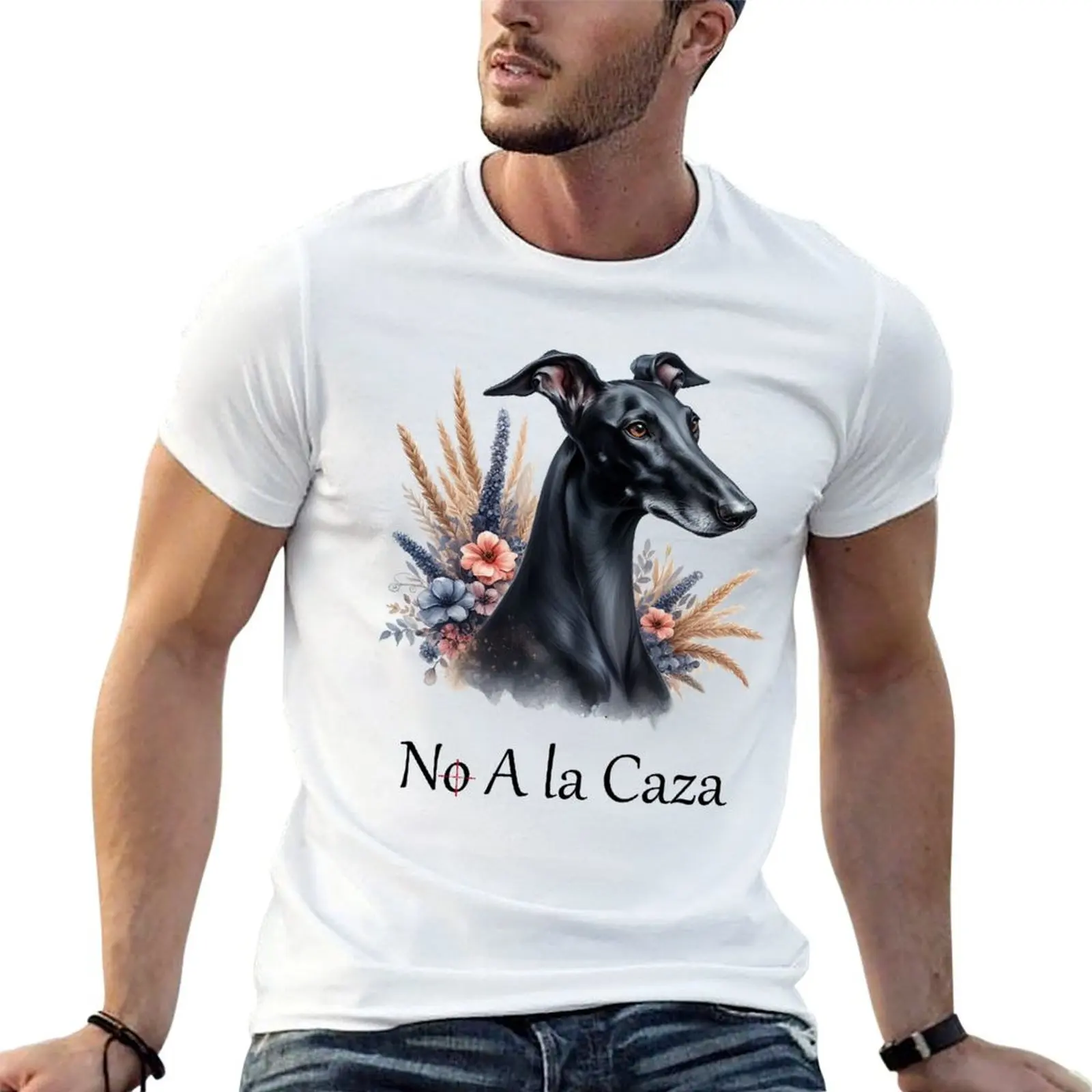 No A la Caza! - Black Galgo Espaol in watercolor T-Shirt man tshirt man t shirts graphic T-Shirt
No A la Caza! - Black Galgo Espaol in watercolor T-Shirt man tshirt man t shirts graphic T-Shirt