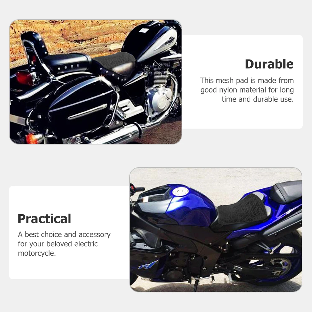 Motorcycle Seat Cover Cushion Reusable Nylon Pad Air Cooling Motorbike Accessories Pressure Relief Summer Riding Comfortable
Motorcycle Seat Cover Cushion Reusable Nylon Pad Air Cooling Motorbike Accessories Pressure Relief Summer Riding Comfortable