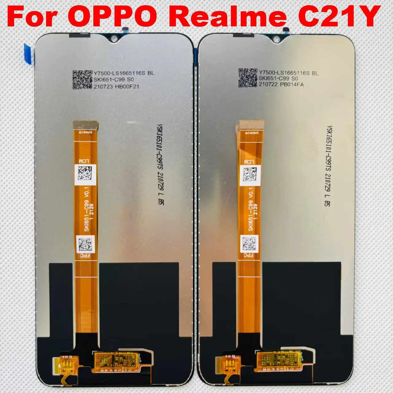 6.5'' Original Screen For OPPO Realme C21Y C25Y LCD Display Touch Screen Digitizer For Realme C21Y Assembly with frame
6.5'' Original Screen For OPPO Realme C21Y C25Y LCD Display Touch Screen Digitizer For Realme C21Y Assembly with frame