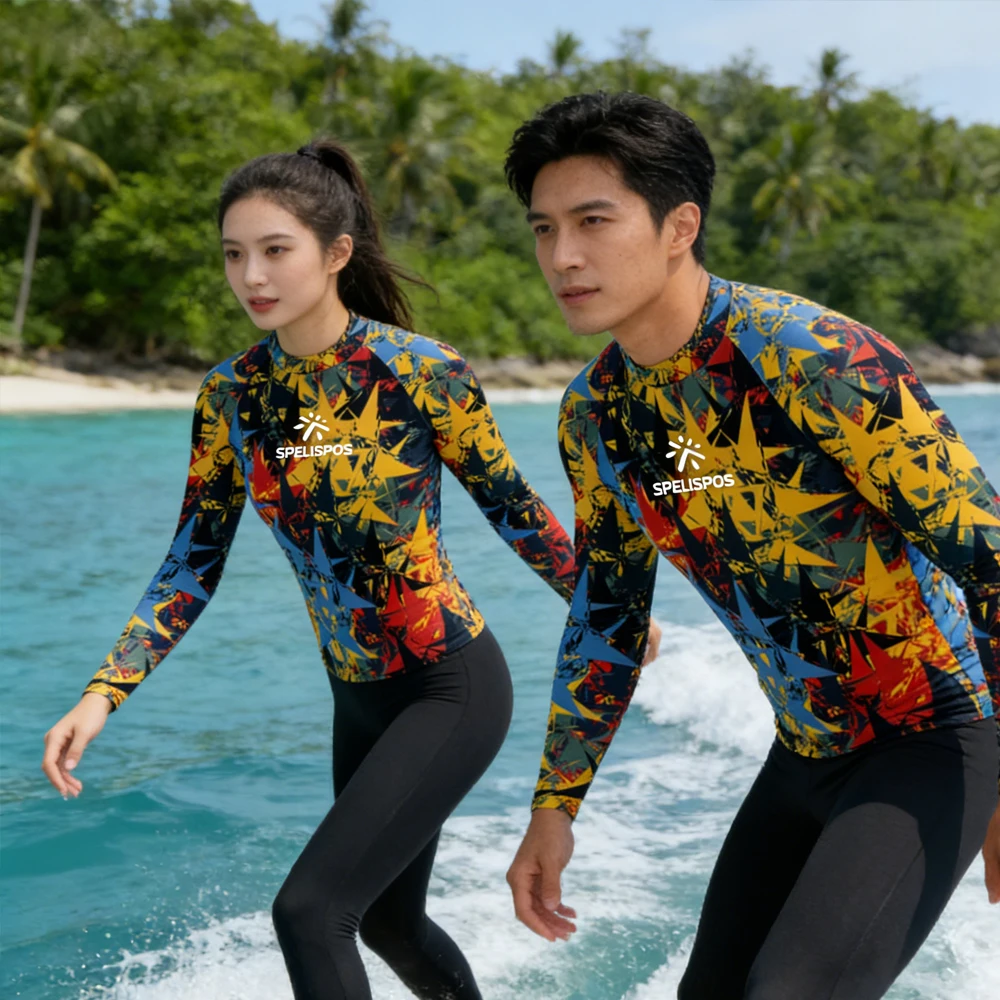 Long Sleeve Men's and Women's Rash Guard Surf Clothes Lightweight Surfing Clothing Swimwear UPF50+ Beach Shirt for Water Sport
Long Sleeve Men's and Women's Rash Guard Surf Clothes Lightweight Surfing Clothing Swimwear UPF50+ Beach Shirt for Water Sport