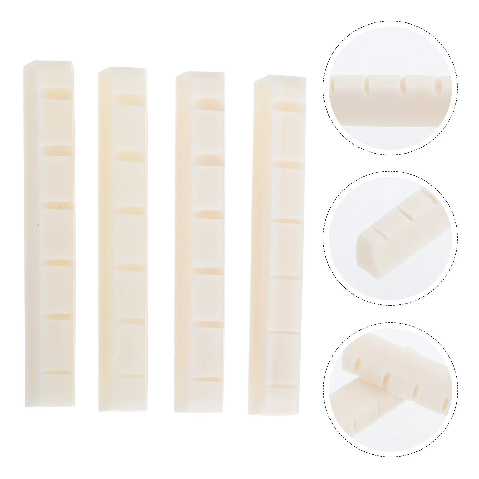 4 Pcs Musical Instrument Accessories Instruments White Bridge Guitar Nut Acoustic
4 Pcs Musical Instrument Accessories Instruments White Bridge Guitar Nut Acoustic