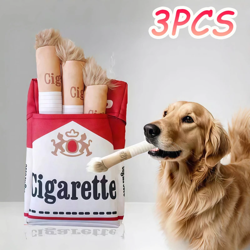 Creative Plush Giggles Dog Toys Cigarette Doll Dog Chewing Anti-bite Teeth Grinding Plush Simulation Cigarette Pet Dog Supplies
Creative Plush Giggles Dog Toys Cigarette Doll Dog Chewing Anti-bite Teeth Grinding Plush Simulation Cigarette Pet Dog Supplies