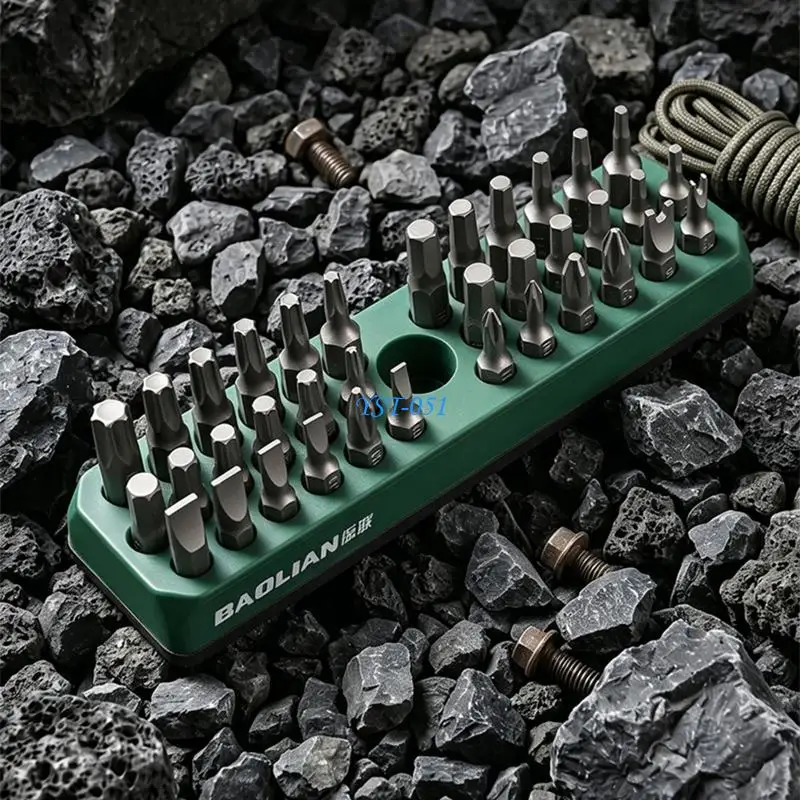 E15A Professional 36Slot Bit Holder Case With Magnets Base For Drill Bit Organization
E15A Professional 36Slot Bit Holder Case With Magnets Base For Drill Bit Organization