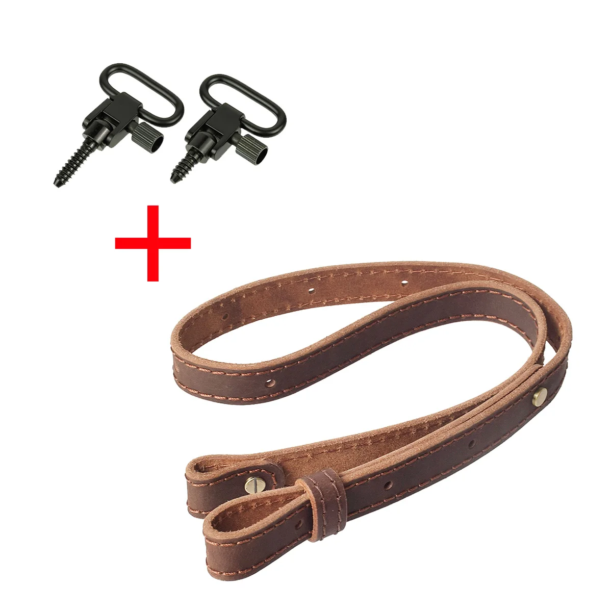 Tactical Hunting Buffalo Leather Sling Shoulder Strap With Swivels Adjustable Brown Hunting Accessories
Tactical Hunting Buffalo Leather Sling Shoulder Strap With Swivels Adjustable Brown Hunting Accessories