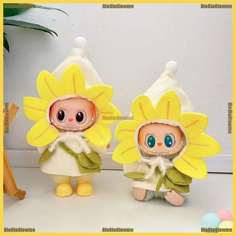Sweet Labubu Clothes Cute Sunflower Headwear Dress Handbag Set Mini Vinyl Plush Doll Clothing Fashion Doll Accessories
Sweet Labubu Clothes Cute Sunflower Headwear Dress Handbag Set Mini Vinyl Plush Doll Clothing Fashion Doll Accessories