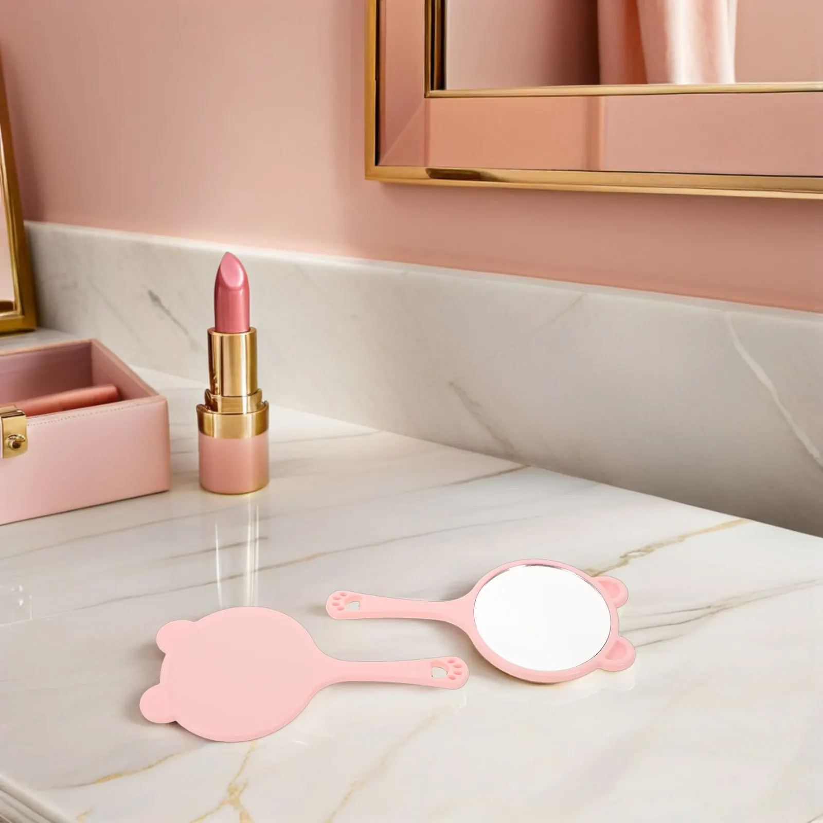 10Pcs Portable Cartoon Cat Mirror Handled Compact Makeup Mirror for Travel Home Office School Women Beauty Routine
10Pcs Portable Cartoon Cat Mirror Handled Compact Makeup Mirror for Travel Home Office School Women Beauty Routine