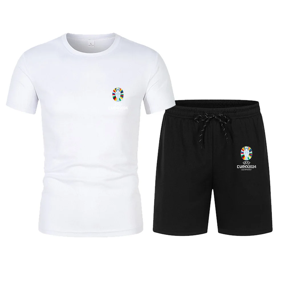 Men's ma'am summer sports suit short-sleeved T-shirt summer sports shorts two-piece suit new style
Men's ma'am summer sports suit short-sleeved T-shirt summer sports shorts two-piece suit new style