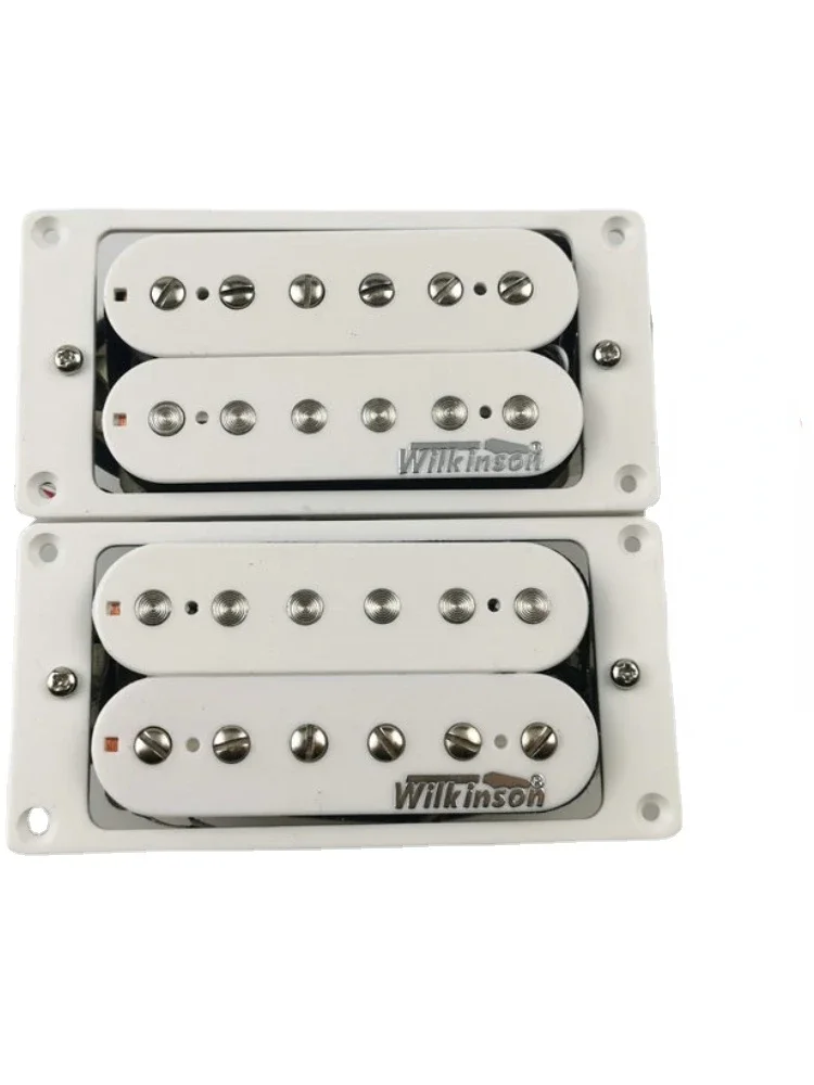 Набор звукоснимателей для электрогитары Wilkinson Ainico5 Humbucker для стандартной гитары LP в комплекте, оранжевый конденсатор 473, 200 В
Набор звукоснимателей для электрогитары Wilkinson Ainico5 Humbucker для стандартной гитары LP в комплекте, оранжевый конденсатор 473, 200 В