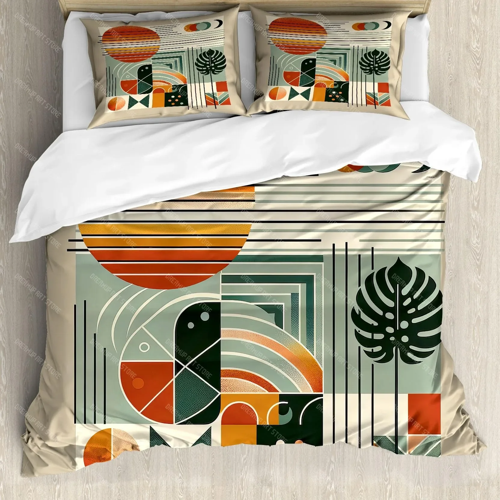 Medieval Boho Century Modern Duvet Cover Set Abstract Geometric Rainbow Sun Circles Comforter Cover Microfiber Soft Bedding Sets
Medieval Boho Century Modern Duvet Cover Set Abstract Geometric Rainbow Sun Circles Comforter Cover Microfiber Soft Bedding Sets