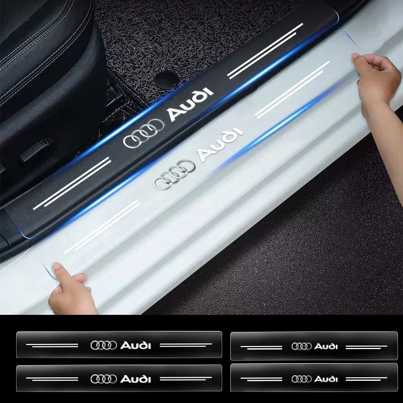 4pcs Car Threshold Sticker Scratch Resistant Transparent Film Protector For Audi A6 Q7 A7 S3 A8 A3 RS5 A1 A5 A4 B8 Q5 Q3 TT Q2L
4pcs Car Threshold Sticker Scratch Resistant Transparent Film Protector For Audi A6 Q7 A7 S3 A8 A3 RS5 A1 A5 A4 B8 Q5 Q3 TT Q2L