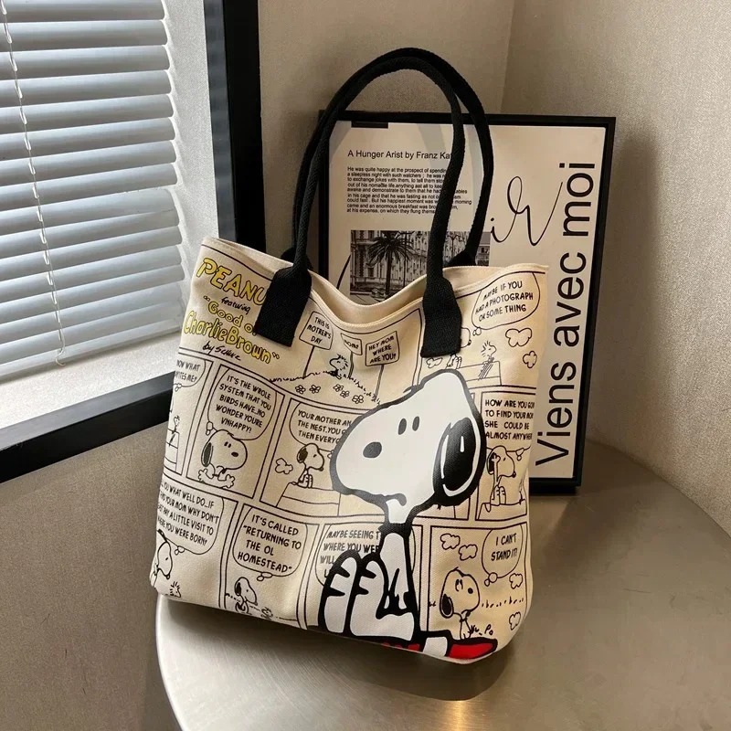 Snoopy Girl fashion Canvas shoulder Bag Women Large Capacity New Cartoon Handheld Class Mommy Shoulder Tote Bag 39x32x17cm
Snoopy Girl fashion Canvas shoulder Bag Women Large Capacity New Cartoon Handheld Class Mommy Shoulder Tote Bag 39x32x17cm
