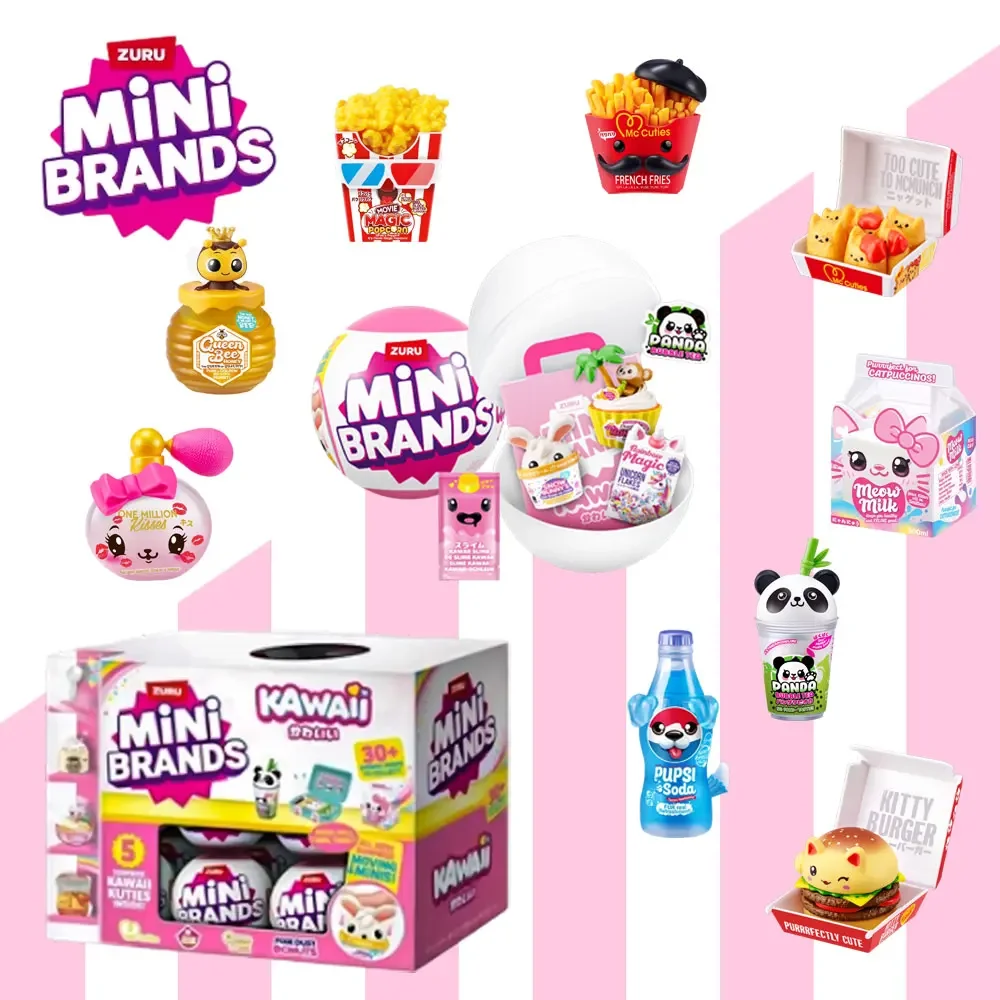 5 Surprise Ball ZURU Mini Brands Kawaii Series Japanese Themed Mystery Box Miniature Model Collection Artwork Shopkins Toy Gifts
5 Surprise Ball ZURU Mini Brands Kawaii Series Japanese Themed Mystery Box Miniature Model Collection Artwork Shopkins Toy Gifts