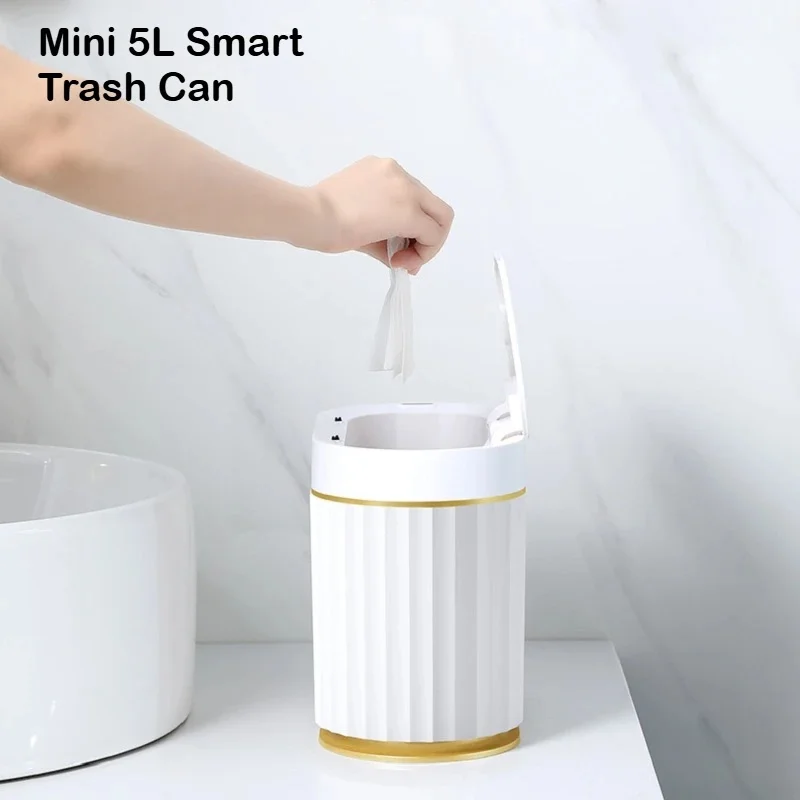 Мини-мусорный бак Smart Sensor для стола — компактный, стильный, настольный мусорный бак
Мини-мусорный бак Smart Sensor для стола — компактный, стильный, настольный мусорный бак