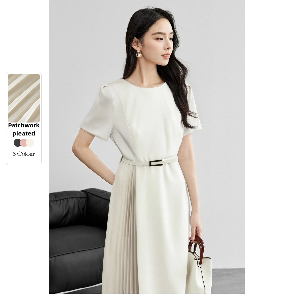 SENTUBILA Elegant Dress For Women 2025 Summer Apricot Round Neck A Line Commuter Ladies Dresses Women's Clothing 132L48914
SENTUBILA Elegant Dress For Women 2025 Summer Apricot Round Neck A Line Commuter Ladies Dresses Women's Clothing 132L48914