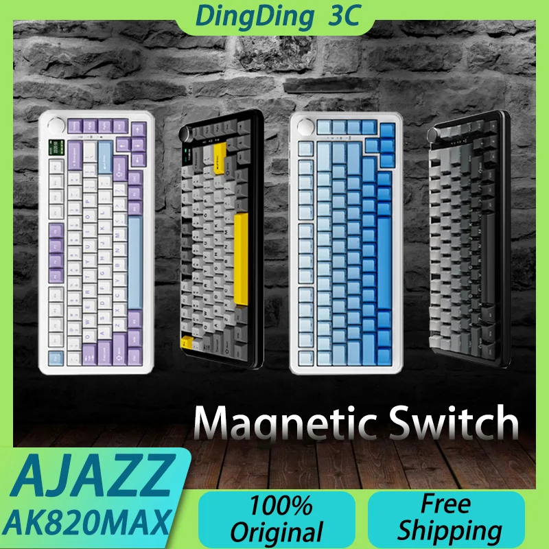Клавиатура AJAZZ AK820MAX Механическая игровая проводная, магнитный переключатель, трехрежимная, RGB NKRO, 1K/8K RT, низкая задержка, для ПК, геймеров, VALORANT на заказ
Клавиатура AJAZZ AK820MAX Механическая игровая проводная, магнитный переключатель, трехрежимная, RGB NKRO, 1K/8K RT, низкая задержка, для ПК, геймеров, VALORANT на заказ