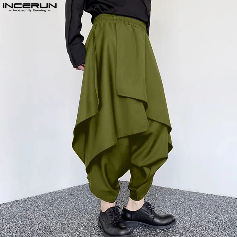 INCERUN 2025 Korean Style Men's Pantalons Multi-level Design Large Crotch Trousers Male Casual Irregular Solid Long Pants S-5XL
INCERUN 2025 Korean Style Men's Pantalons Multi-level Design Large Crotch Trousers Male Casual Irregular Solid Long Pants S-5XL