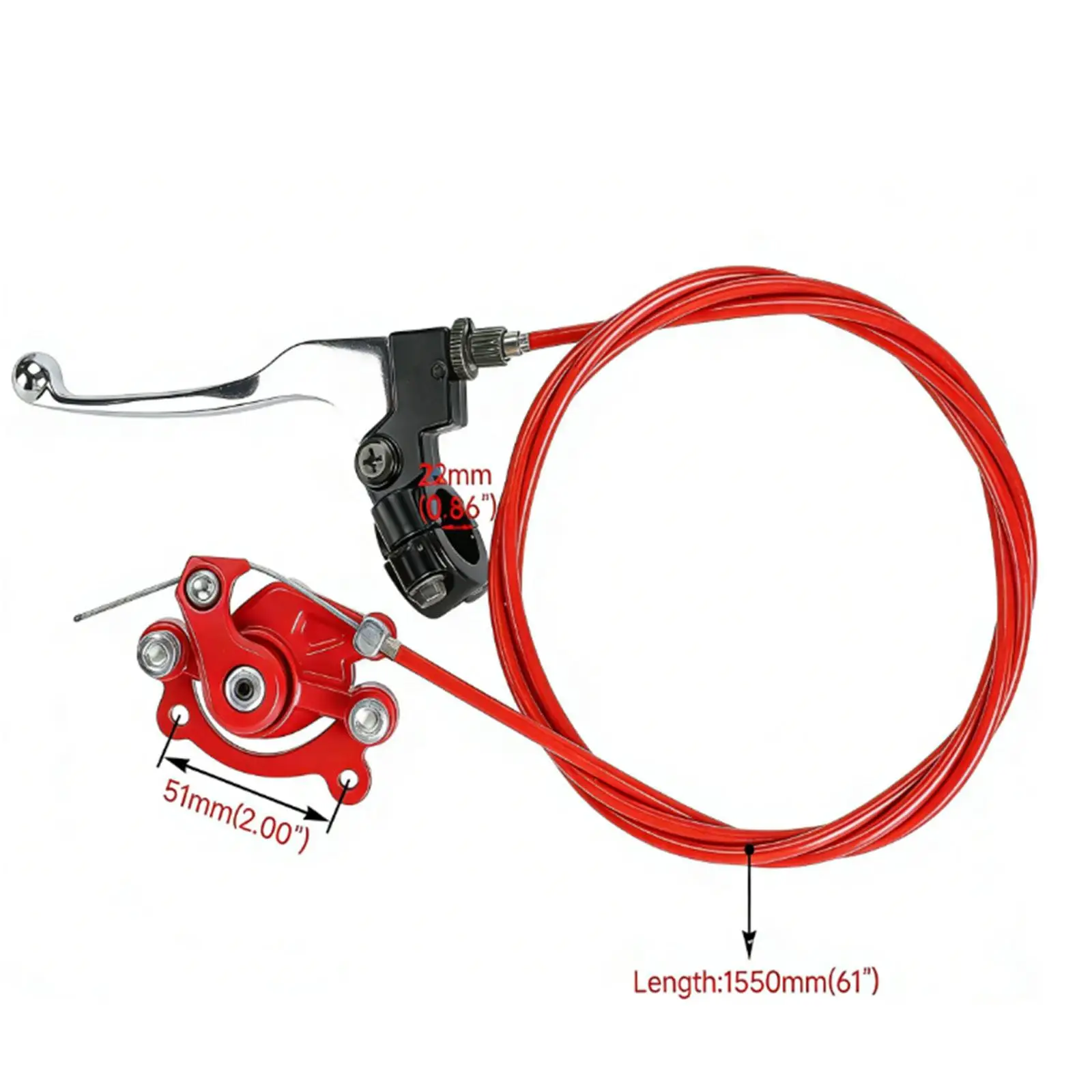 7/8 Inch Handlebar Brake Lever Clutch Kit Durable Metal Replacement for Mini Bikes Atvs and Go Karts
7/8 Inch Handlebar Brake Lever Clutch Kit Durable Metal Replacement for Mini Bikes Atvs and Go Karts