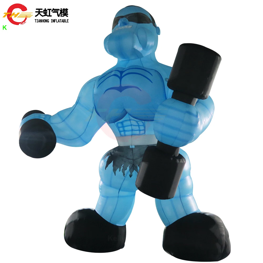 Custom Made Giant Inflatable Muscel Man Cartoon with Air Blower Customized Promotional Muscle Man Model Inflatable Character
Custom Made Giant Inflatable Muscel Man Cartoon with Air Blower Customized Promotional Muscle Man Model Inflatable Character