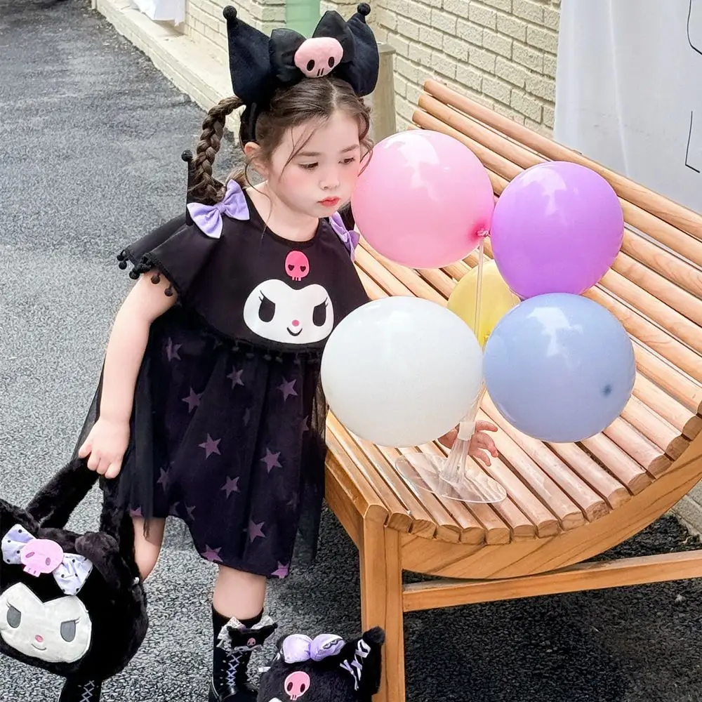 Kuromi Anime Kawaii Sanrio Ins Fashion Children Princess Skirt Cute Cartoon 2025 New Summer Baby Dress Gifts for Kids
Kuromi Anime Kawaii Sanrio Ins Fashion Children Princess Skirt Cute Cartoon 2025 New Summer Baby Dress Gifts for Kids